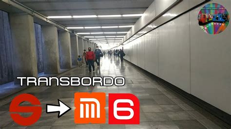 Túnel de Transbordo Tren Suburbano Fortuna a Metro Ferrería Linea 6