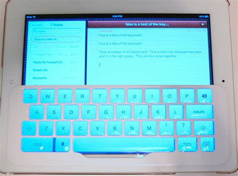 iKeyboard for iPad, iPad 2, and New iPad Review - The Gadgeteer