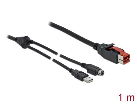 Delock Produkte 85940 Delock PoweredUSB Kabel Stecker 24 V Zu USB Typ A