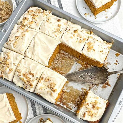 Paula Deen Pumpkin Bars with Cream Cheese Frosting - Midwestern HomeLife