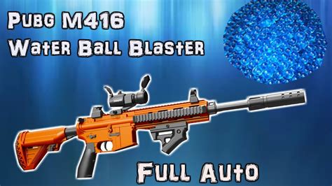 Battery Powered Full Auto M416 Water Gel Ball Toy Gun Blaster Pubg