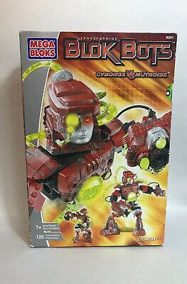 Mega Bloks Transforming Blok Bots Cyborgs Vs Mutroids Clash