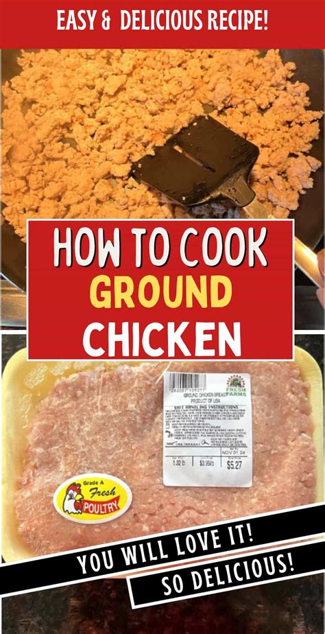 How To Cook Ground Chicken Juicy Never Dry 10 Min Recipe Melanie Cooks