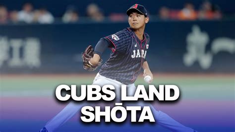 Cubs land Japanese star Shōta Imanaga! (2023 World Baseball Classic ...