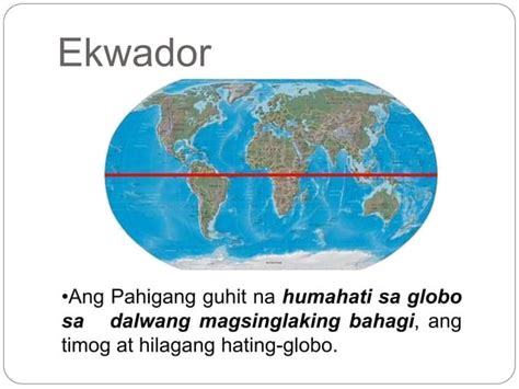 Mga Bahagi Ng Globo Ppt