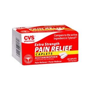 Cvs Pain Relief Caplets Extra Strength Cvs