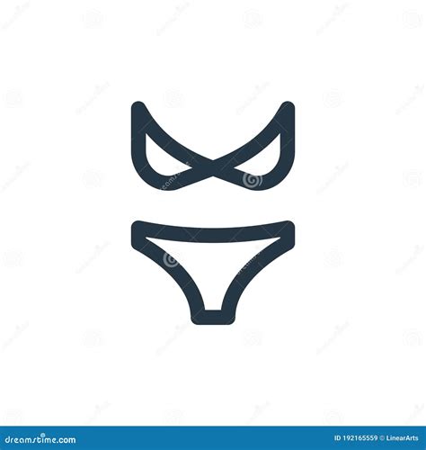 Bikini Editable And Resizeable Vector Icon Cartoondealer