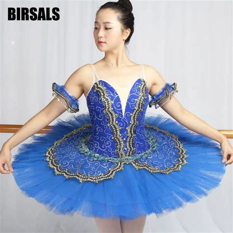 Blue Bird Variation Tutu Adult Girls Professional Ballet Tutus Blue