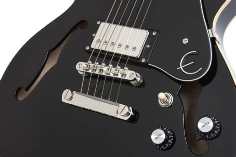 Epiphone Es Pro Ebony Semi Hollow Electric Guitar