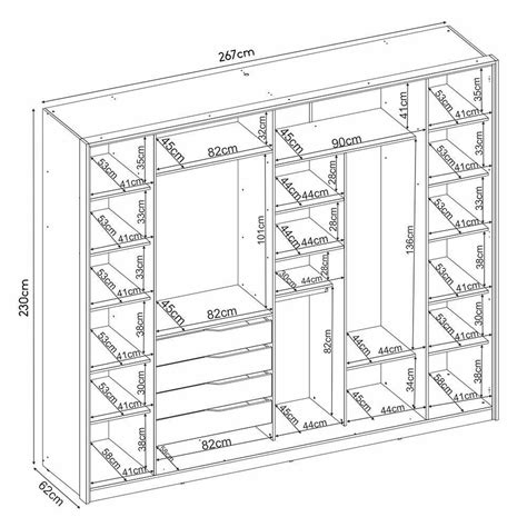 Guarda Roupa Casal Laredo 4 Portas Flex Nogueira nude Prime Vidro Reflecta Demartêz