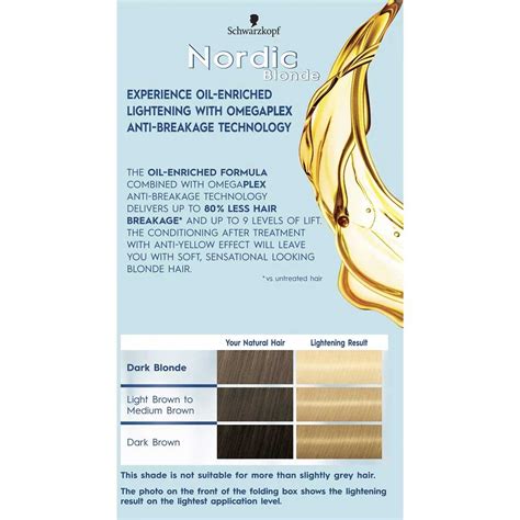 Schwarzkopf Nordic Blonde L Ultimate Lightener Each The Australian