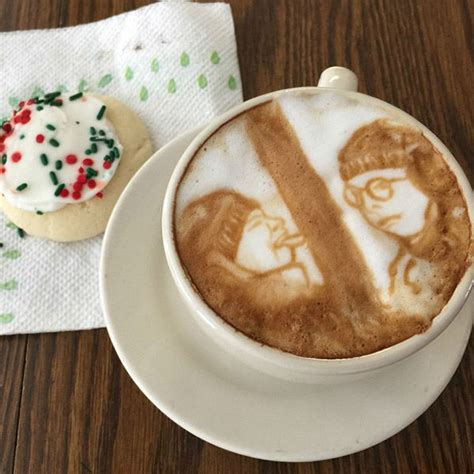 COFFEE LOVE: Unbelievable portraits drawn in latte foam - 6abc Philadelphia