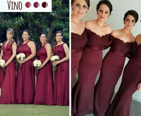 Damas de Honor color Vino Foro Estado México bodas mx