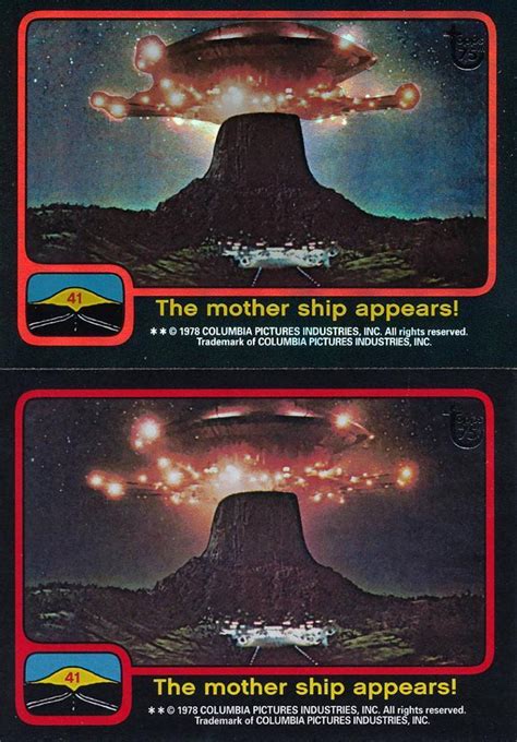 2013 Topps 75th Anniversary Rainbow Foil Card BASE Close Encounters