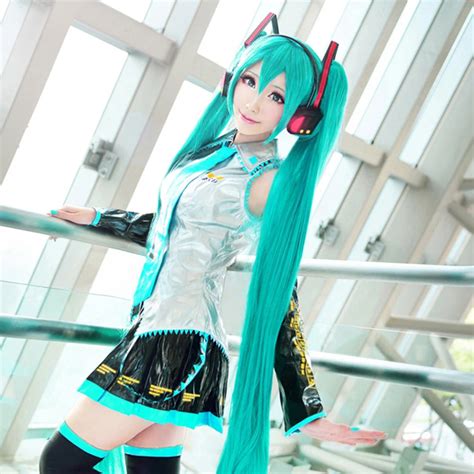 Lmfc High Quality Vocaloid Adult Cosplay Wig Hatsune Anime Miku Costume Play Wigs Halloween