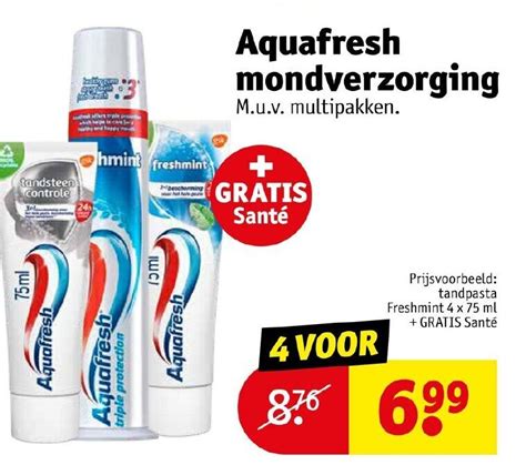 Aquafresh Mondverzorging Aanbieding Bij Kruidvat