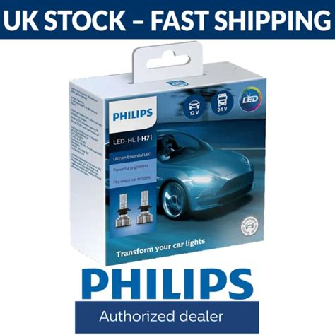 Philips Ultinon Essential Led K H Car Headlight Bulbs Twin