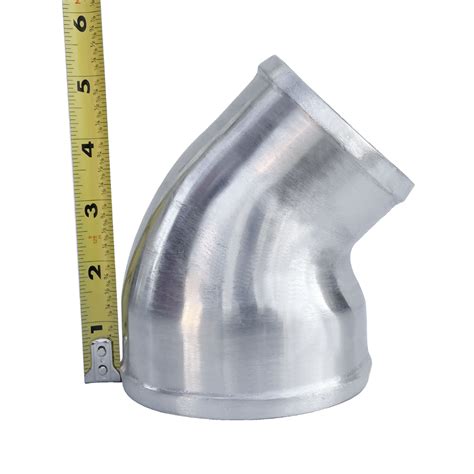 Cxracing Polished Cast Aluminum Degree O D Reducer Elbow