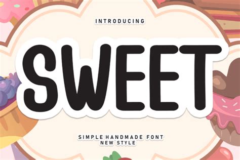 Sweet Font By William Jhordy · Creative Fabrica