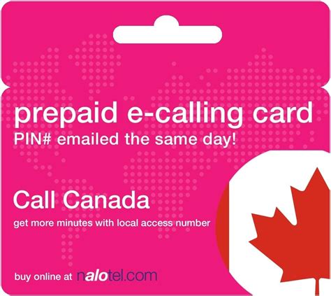 Prepaid Phone Card Cheap International E Calling Card 20 For Canada