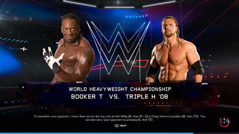 Wwe K Wrestlemania Xlx Match Booker T Vs Triple H For The World