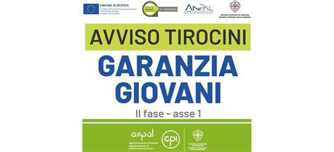 Programma Garanzia Giovani Sardegna II Fase Asse 1 Scheda 5 Tirocinio