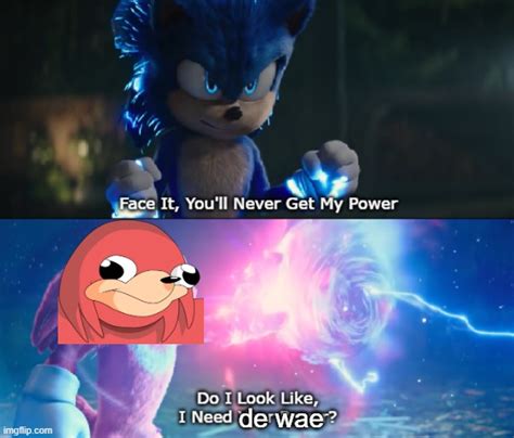 Sonic Meets Ugandan Knuckles Imgflip