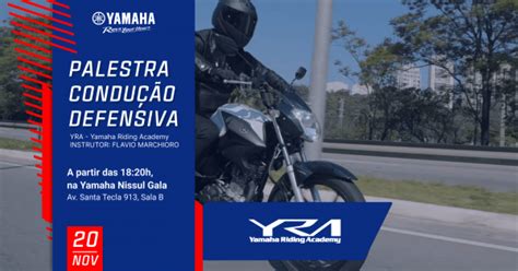 PALESTRA CONDUÇÃO DEFENSIVA YRA Yamaha Riding Academy em Bagé Sympla