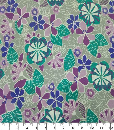 Quilter S Showcase Cotton Fabric Jewel Chunky Floral JOANN