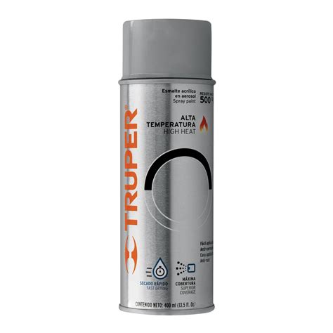 Ficha Tecnica Pintura En Aerosol Alta Temp Aluminio Bote Tradicional 400ml