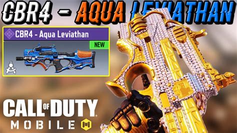 Cbr4 Aqua Leviathan Blueprint With Diamond Camo Gameplay Cod Mobile