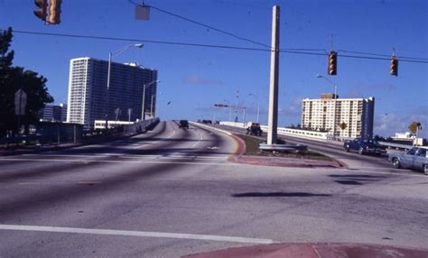 79th Street Causeway Towards North Bay Village Bay Village Village