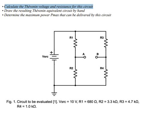 Solved Calculate the Thévenin voltage and resistance for Chegg