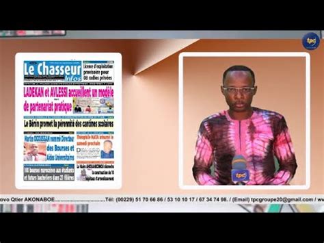 UNES DE LA PRESSE DU 24 06 2022 SUR TPC PLUS TV YouTube