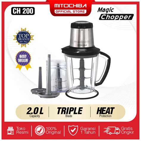 Jual MITOCHIBA Food Magic Chopper CH200 Blender 2L Alat Penggiling Dan