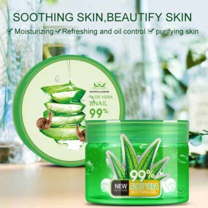 Aloe Vera Gel Natural Face Creams Moisturizer Acne Soothing Gel