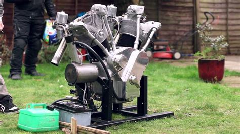 The Flying Millyard 5 Litre V Twin First Test Run Youtube