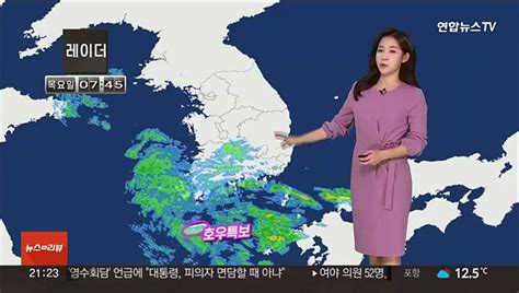 날씨 밤사이 전국 대부분 비제주 남해안 중심 호우 동영상 Dailymotion