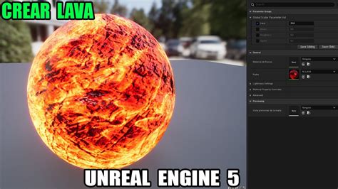 COMO CREAR HACER MATERIAL DE LAVA EN UNREAL ENGINE 5 UE5 YouTube