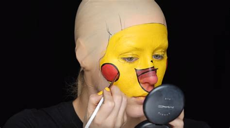 Makeup For Pikachu Costume - Mugeek Vidalondon