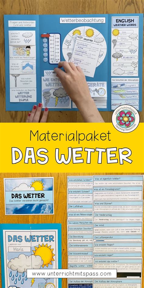 DAS WETTER Materialpaket Unterrichtsmaterial in den Fächern