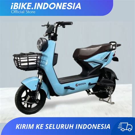 Jual Sepeda Listrik Goda D Golden Tiger Moped Electric Bike