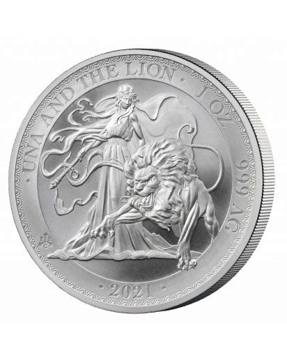 St Helena 2021 Una The Lion Silber 1 Oz