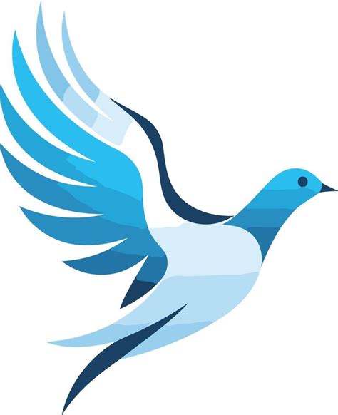 Abstract Blue Bird Logo Design Vector Art At Vecteezy