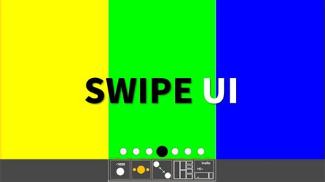 How To Make A Swipe Ui In Unity Youtube