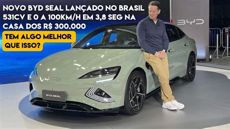 BYD Seal lançado no Brasil. - YouTube