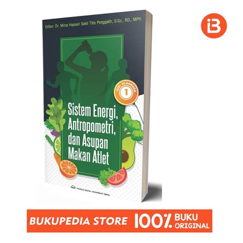 Jual Buku Gizi Olahraga I Sistem Energi Antropometri Dan Asupan Makan