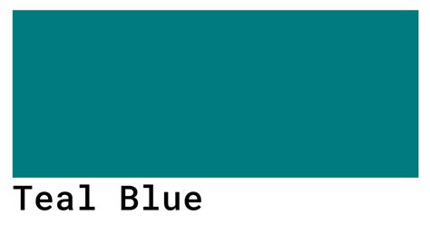 Teal Blue Color Codes - The Hex, RGB and CMYK Values That You Need