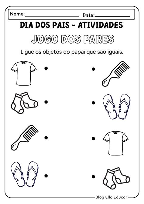 Infantil Atividade Dia Dos Pais Maternal