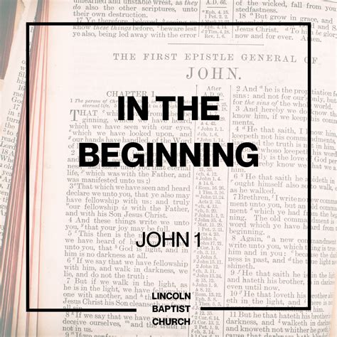 The Gospel Of John Part Eleven Lincoln Baptist Church